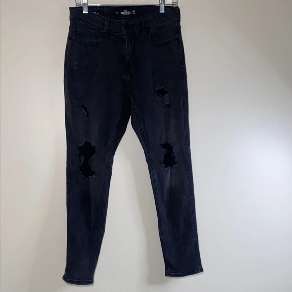 Hollister Black Skinny Jeans Advanced Stretch Fit